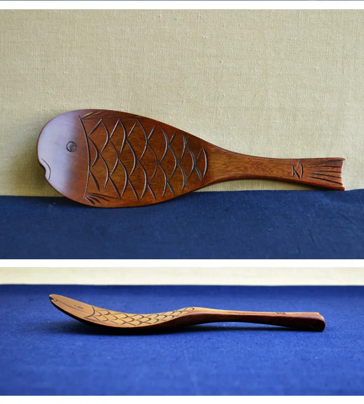 Твердый деревянный экологичный японский стиль совок для риса лопатка для риса мачилус Рыбная ложка вкус ковша деревянная ложка совок творчества