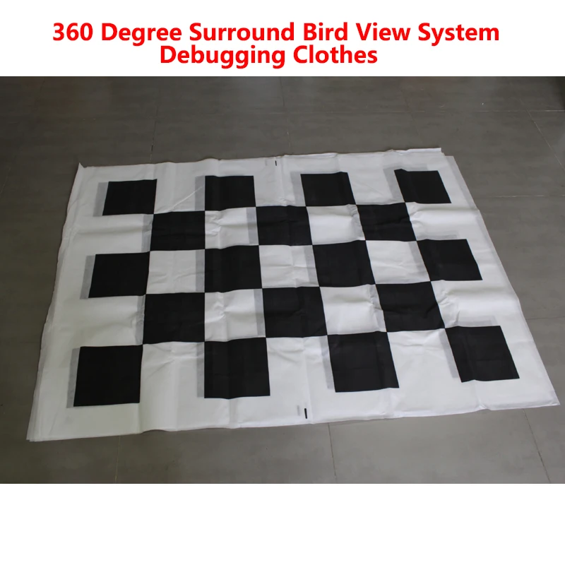 

Fabrics Calibration Cloth Special for 360 Degree Surround Bird View System Debugging Clothes 4pcs/set Nonwoven