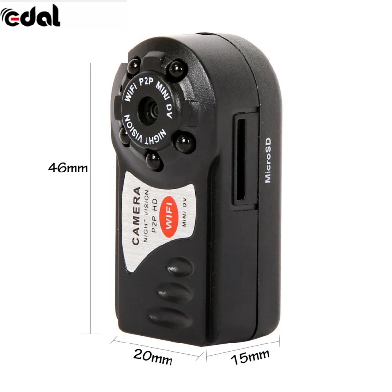 Мини видеокамера Инфракрасная видеокамера мини DV беспроводная DVR камера 480P Wi-Fi IP камера ночного видения Горячая Распродажа