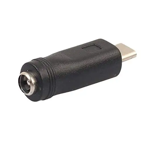 

5.5 mm Outer x 2.1 mm Inner DC Barrel Jack Plug Female to USB Type C 3.1 Male Power Charging Cable Adapter Converter Connector