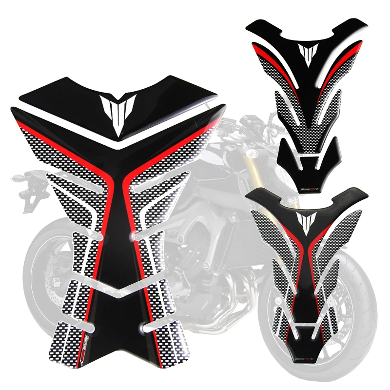

3D Motorcycle Fuel Tank Pad Protector Emblem Decal Sticker For Yamaha MT-09 MT-10 MT-03 MT-01 MT 01 03 09 10 Tank