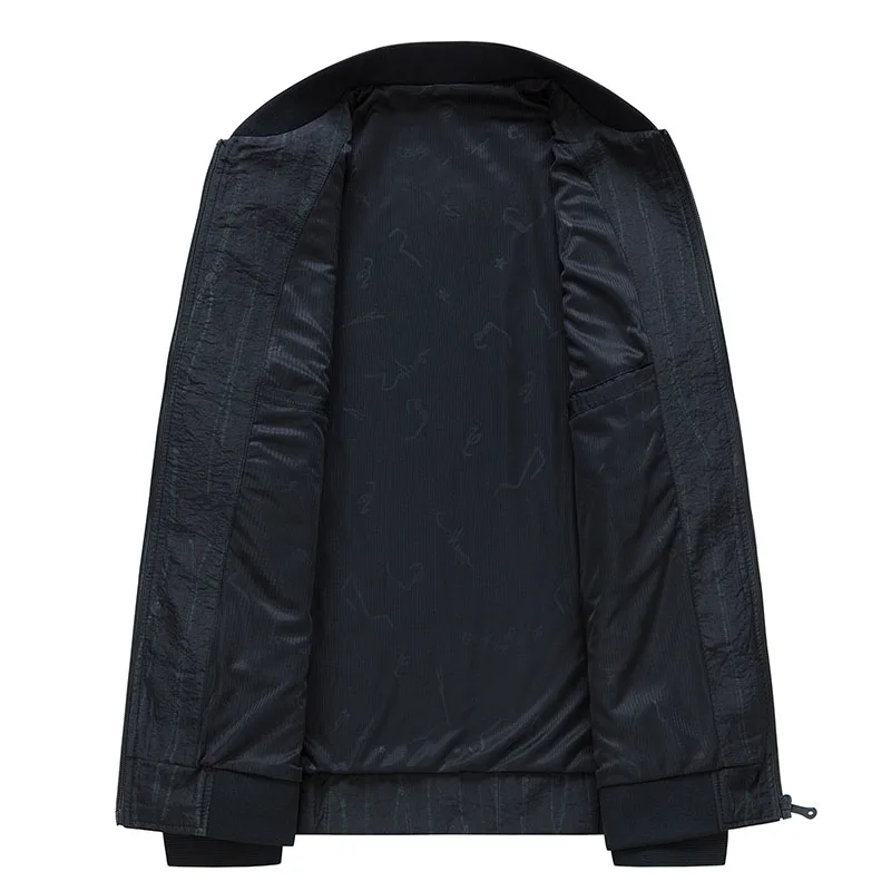 

Bomber Jacket Men Spring Autumn Fashion Casual Hoodie Jacket Men Waterproof Windbreaker Men's Coat Male Outwear Black Jackets