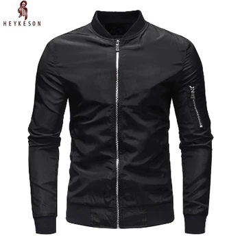 

2018 New Jacket Men Hot Sale High Quality Pure Color Outdoor Military Jacket Autumn Winter Coat Casual Solid Male Jackets M-4XL