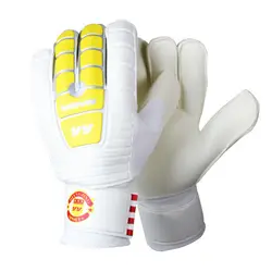 Износостойкие футбольные перчатки утолщенные латексные Нескользящие перчатки с заботой означают футбольные тренировочные аксессуары