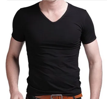 

Man Self-cultivation T-Shirt for Spring summer autumn V-Neck T-Shirt Cotton FW.Jang #SR2037 Multi-color optional Free shipping