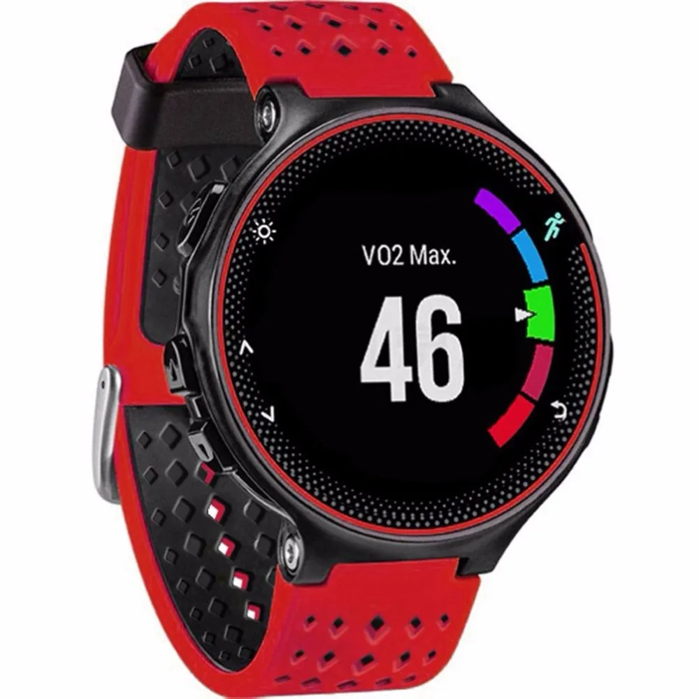 8 видов цветов Силиконовые замена часы ремешок для Garmin Forerunner 230/235/220/620/630/735 часы открытый Спорт Watchstrap