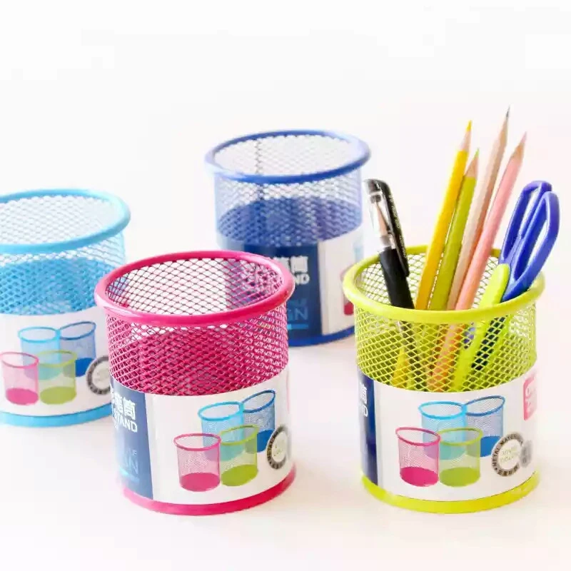 deli 909 pen holders Box office round metal pen holders Wholesale and RetailPen Holders