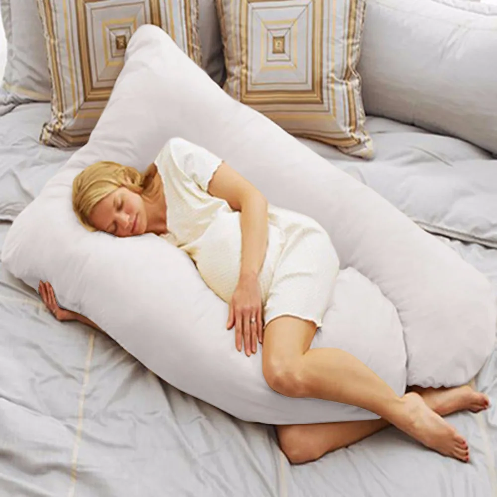 U Shape Total Body Pillow Pregnancy Maternity Comfort Support Cushion Sleep HT0901in Bedding