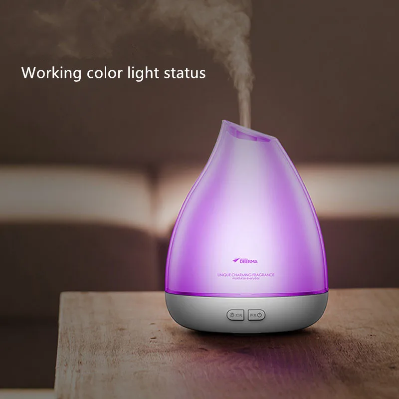 Новый Xiaomi deerma увлажнитель арома диффузор Ароматерапия Увлажнение Huile Essentiel Fogger LED
