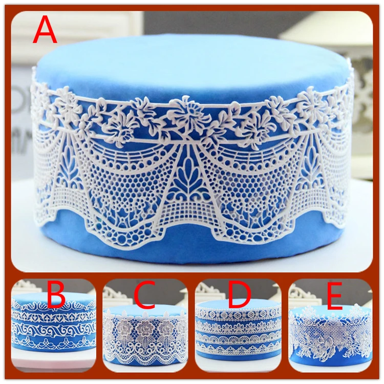 

Big Size Silicone Cake Lace Mat Mold Cake Lace Mold Baking Mat / Mold Edible Sugar Lace Mould Silicone Mat Pastry Tools Bakeware