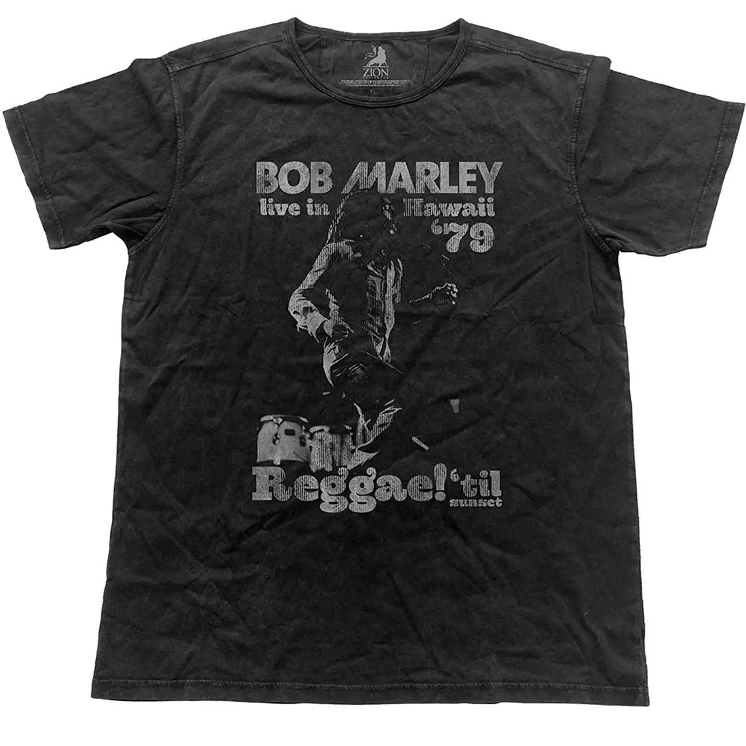 

Bob Marley T Shirt Live In Hawaii 79 Poster Official Mens Vintage Finish Black Men T-Shirt Cheap Sale 100 % Cotton Top Tee