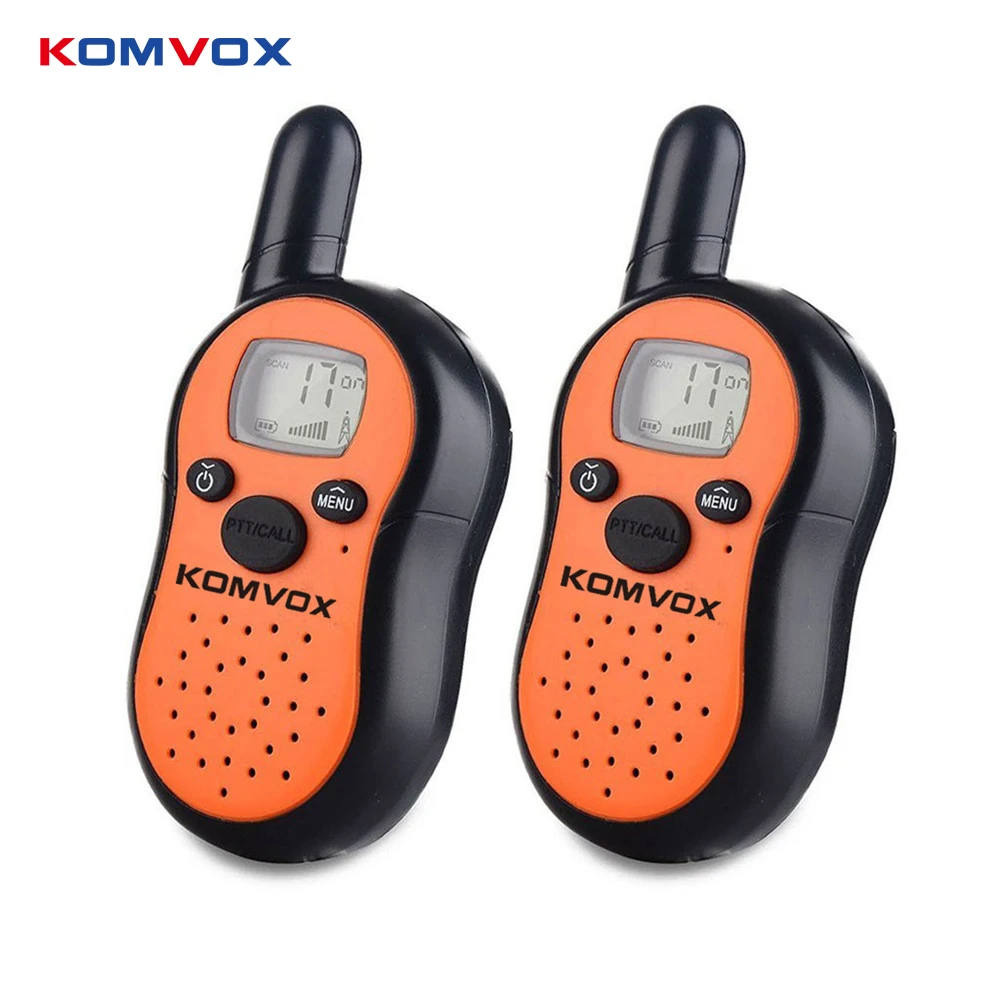 2X Walkie Talkies para ninos 22CH Radio UHF Transceptor Microfono Juguete jugar