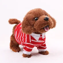 Смешная Электронная Собака Пение ходьба музыкальный плюшевый питомец робот интерактивные игрушки для собак игрушки для детей G0263