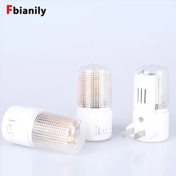 melhor 4 LEDs Lâmpada De Parede EUA Plug Parede Home Lighting 3 W Luz De Emergência LED Night Light Energy-efficient Lâmpada De Cabeceira