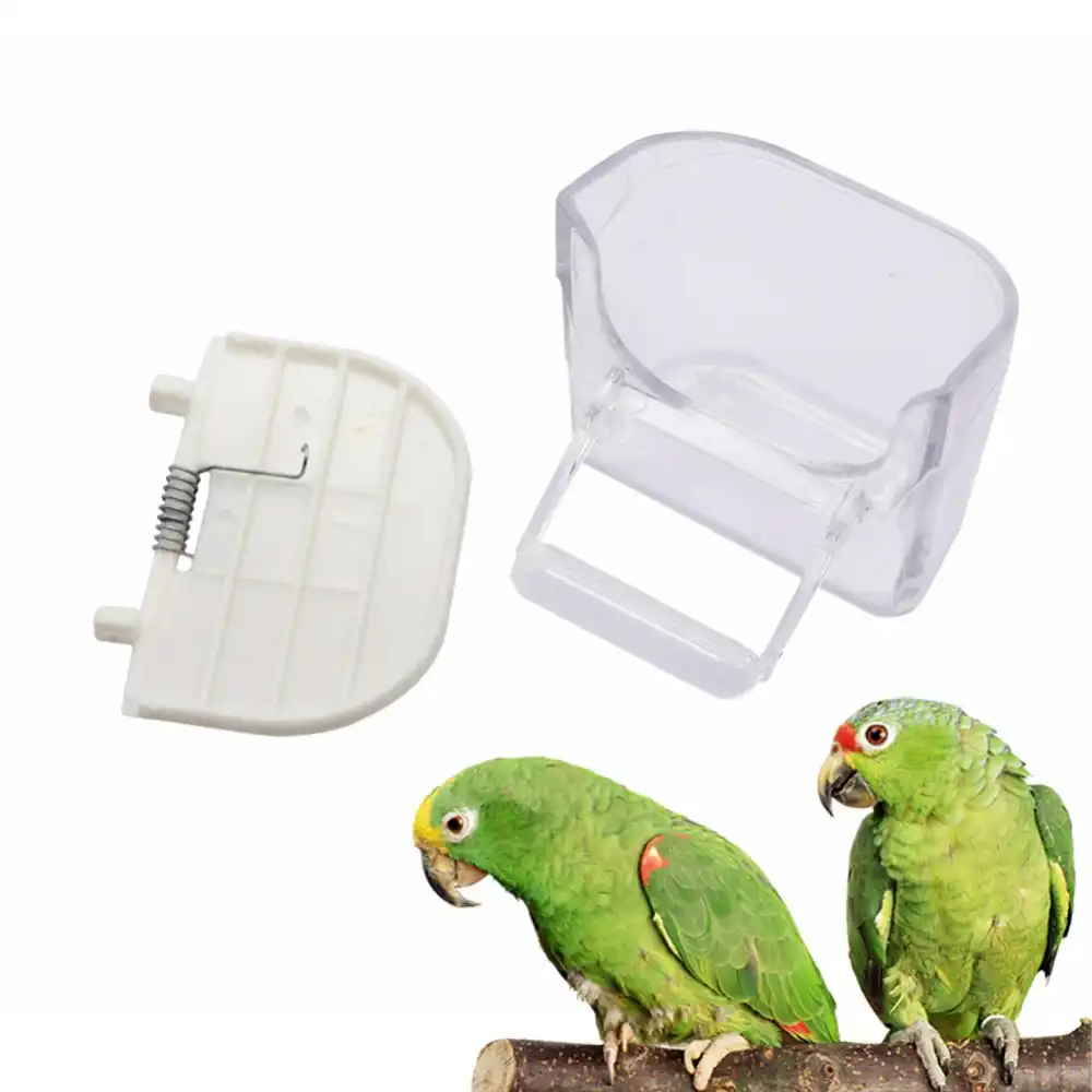 10 Pcs The New Bird Pet Drinker Feeder Food Waterer Clip For