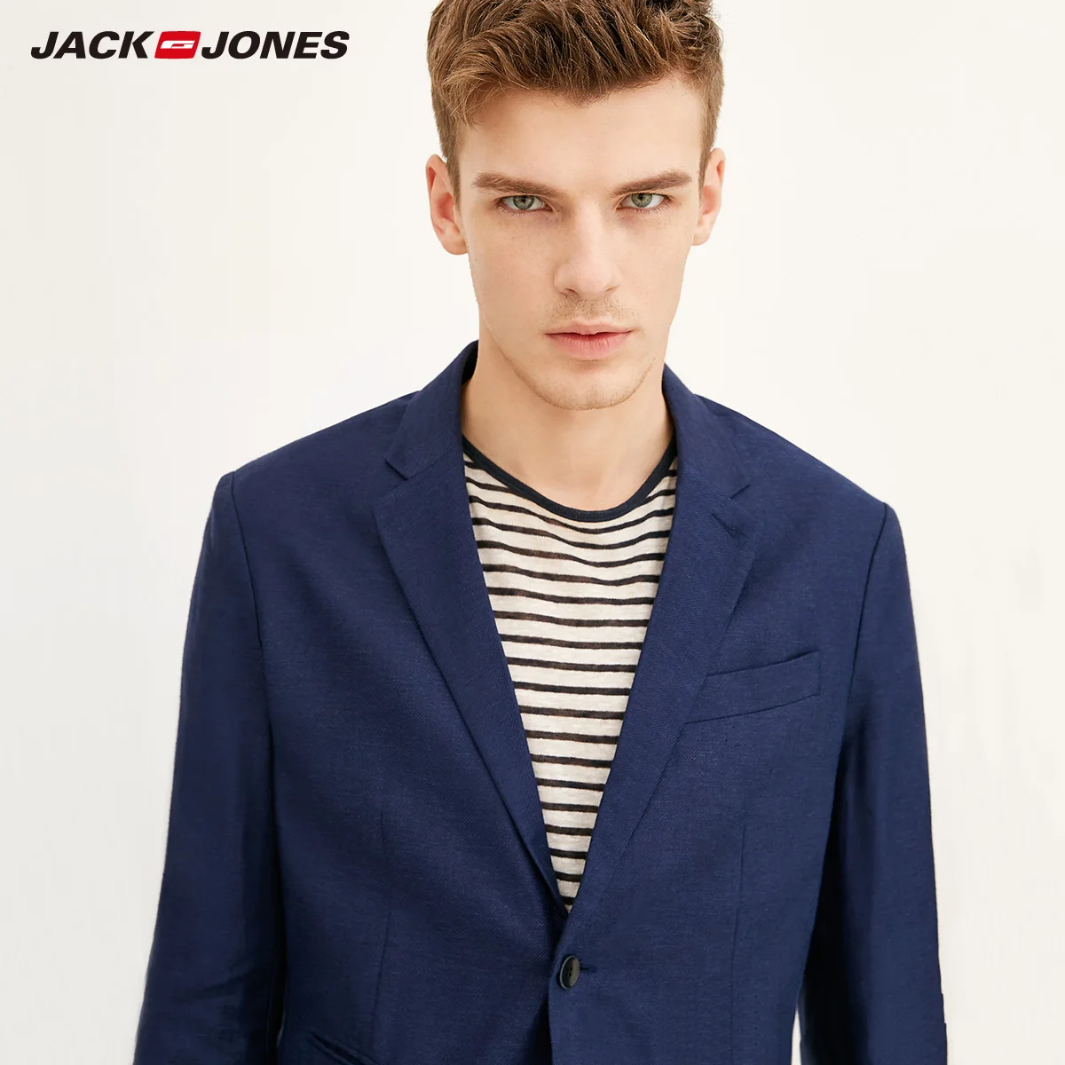 JackJones мужской летний Блейзер | 217308501 - Цвет: TRUE BLUE