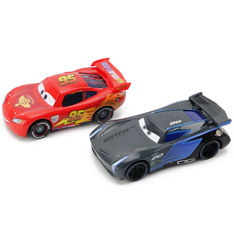 Disney Pixar Cars 2 3 Lightning McQueen набор Джексон Сторм Круз Рамирес 1:55 Литой Сплав автомобиль