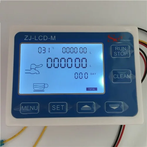 ZJ-lcd-M расходомер Датчик расхода воды контроль ЖК-дисплей+ датчик температуры зонд