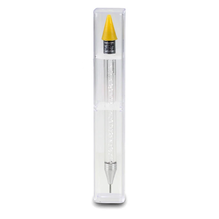 

1 Pcs Dual-ended Dotting Pen Rhinestone Studs Picker Wax Pencil Crystal Beads Handle Nail Art Tool DIY Diamond Pen Holder drill