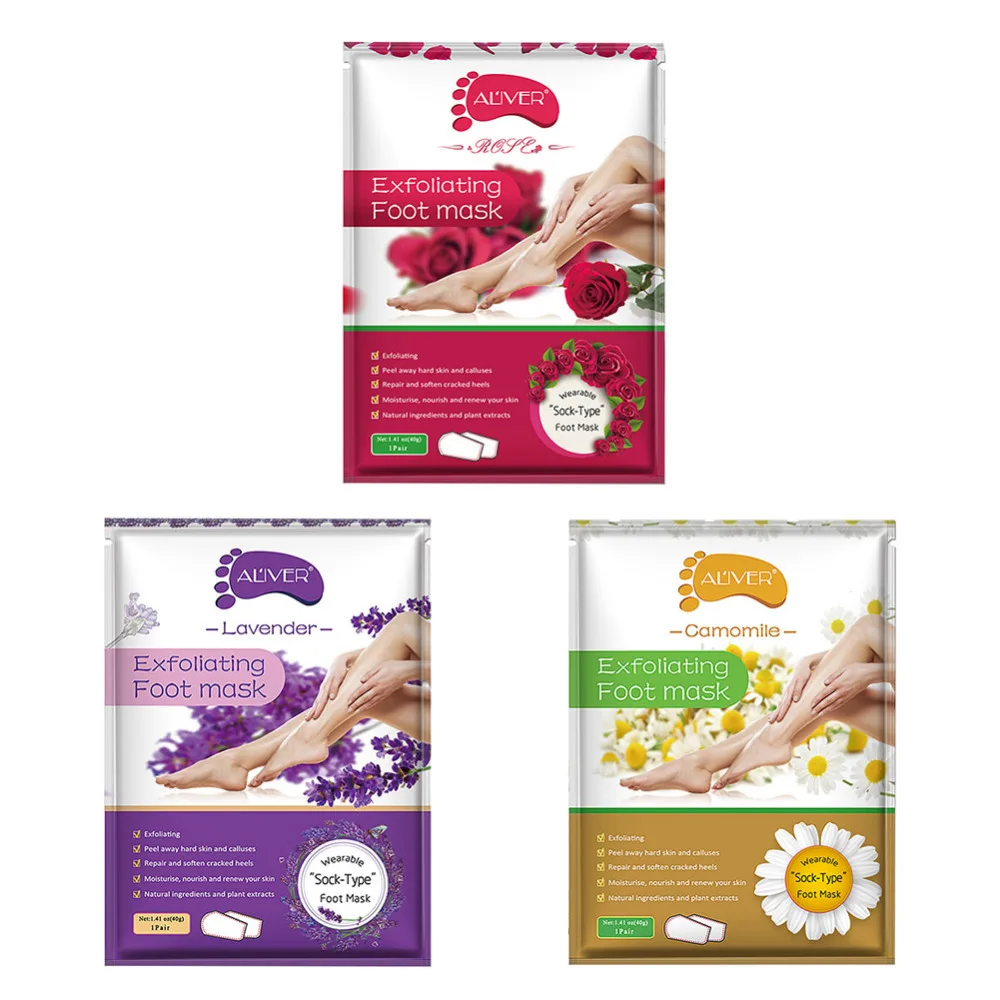 1 bolsa = 2 piezas calcetines de máscara de pie exfoliantes para calcetines de pedicura para pies máscara de pies cuidado de la salud piel cuidado pies Eliminación de la piel muerta 1 bolsa = 2 piezas calcetines de máscara de pie exfoliantes para calcetines de pedicura para pies máscara de pies cuidado de la salud piel cuidado pies Eliminación de la piel muerta