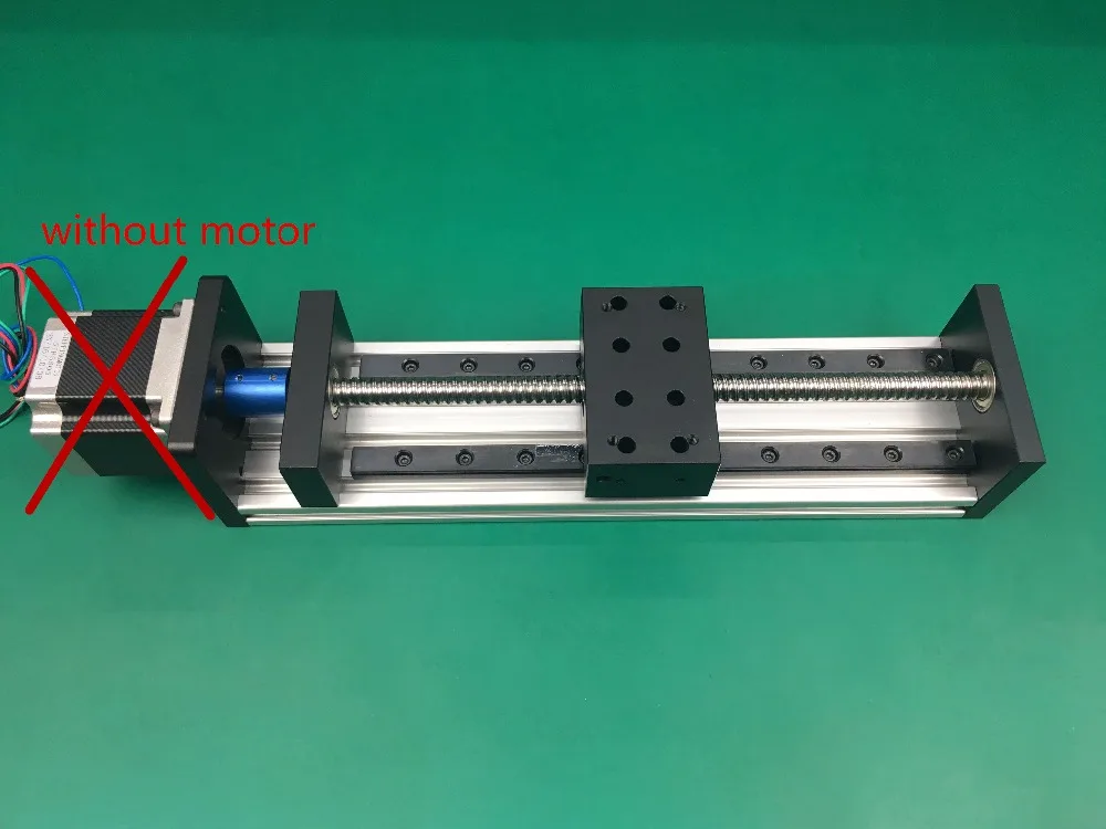 

High Precision GX80*50mm Ballscrew 1204 250mm Effective Travel WITHOUT Stepper Motor Stage Linear Motion single block