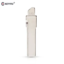 KEYYOU 10x 20x Original Replacement Flip Remote Key Blade Car Key Blank For VW Golf 7 Skoda Flip Remote Key 133# HU66 Blade