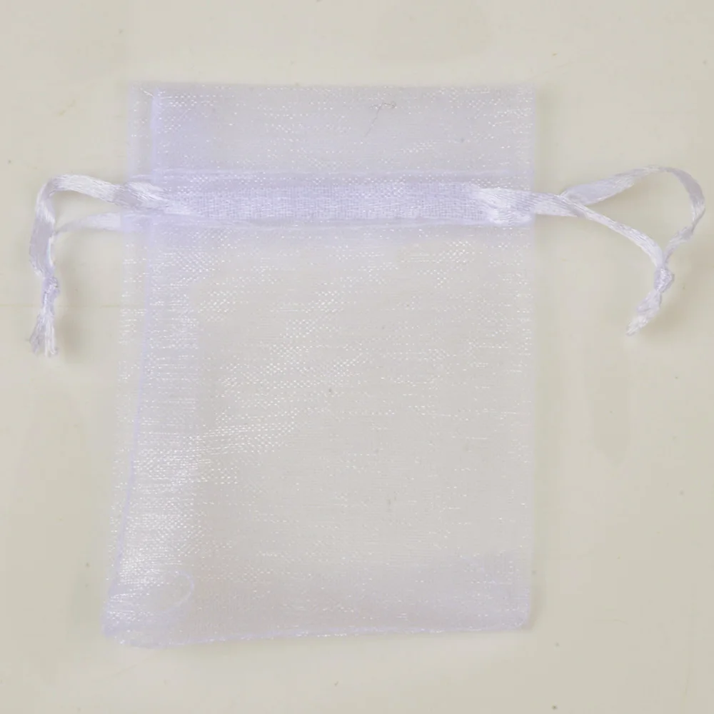 50 шт./пакет 30x40 см, 35x50 см органза сумки для одежды сумка с изображением зонта со шнурком для упаковки ювелирных изделий, сумка - Цвет: No.1 white