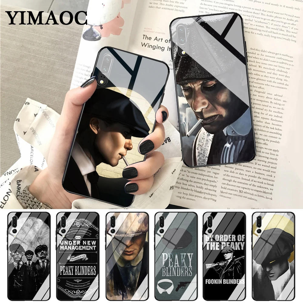 YIMAOC Peaky Blinders Tv милый стеклянный чехол для Huawei P10 Lite P20 Pro P30 P Smart honor 7A 8X9 10 Y6 mate 20 |