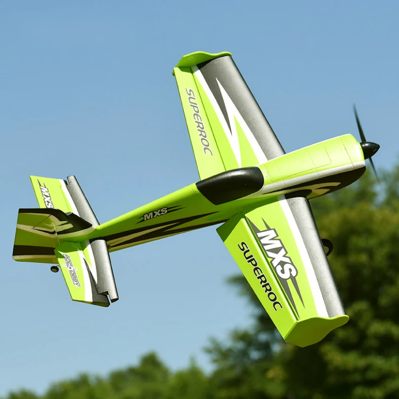 US $261.89 Fms 1100mm 11m Mxs V2 Green 4ch With Reflex Gyro 3s Aerobatic 3d Pnp Rc Airplane Hobby Model Plane Aircraft Avion Epo Sports