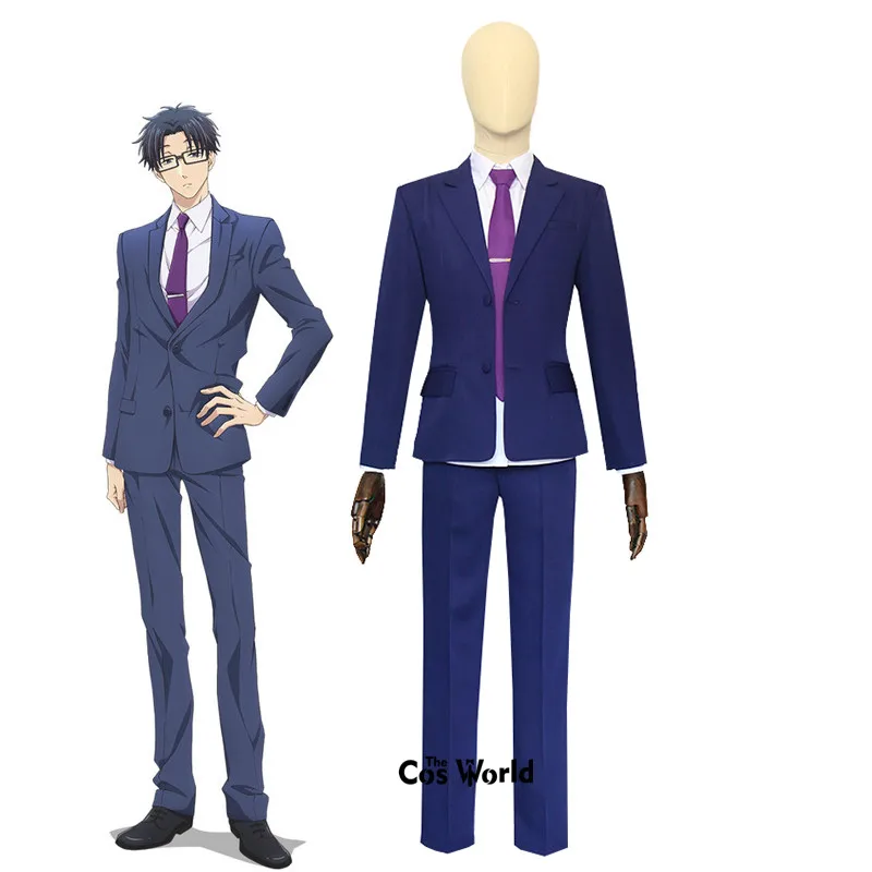 Деловой костюм Wotaku ni Koi wa Muzukashii Nifuji хиротака рабочая одежда пальто рубашка брюки