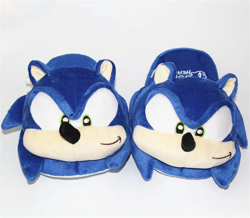 sonic the hedgehog sonic plush slippers shoes