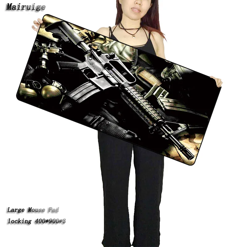 Mairuige Counter Strike Gaming Computer Large Gun Mouse Pad Laptop