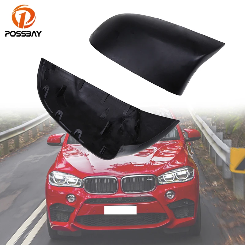 

POSSBAY Car Left Right Rearview Mirror Shell Cover Car Door Side Mirror Protection Caps for BMW X3 SUV F25 2011-2017