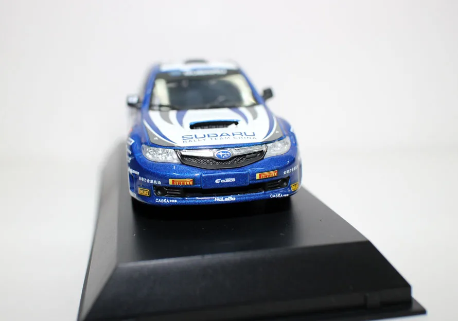 Классическая литая под давлением игрушечная модель 1:43 SUBARU WRX STI ралли гоночный автомобиль автомобили Игрушечная модель для мальчика подарок, Мужская коллекция, украшение