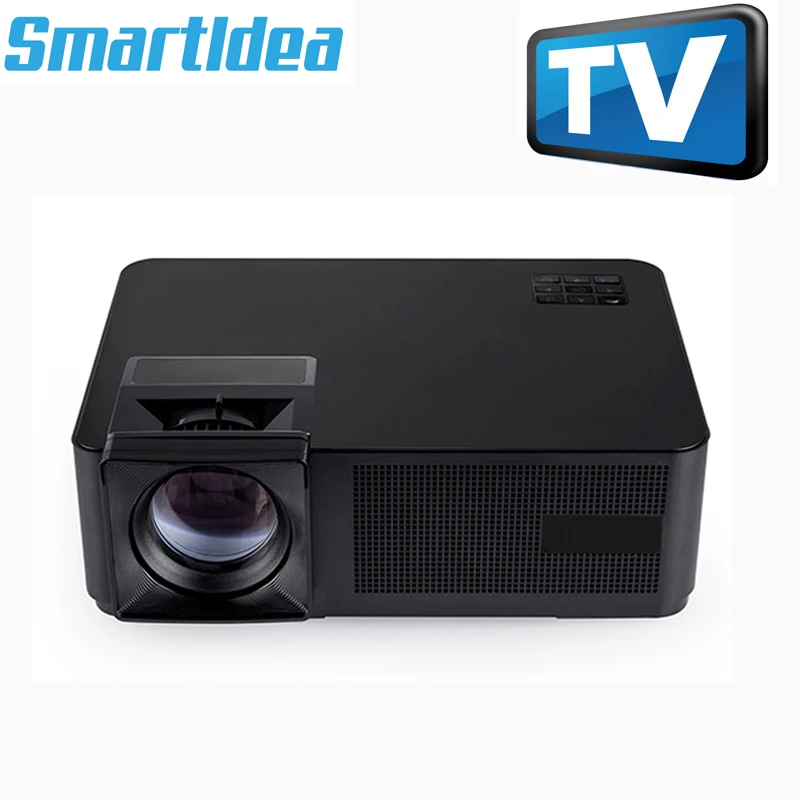 Smartldea СИД проектор wifi HD фильмов видеоигра Бимер трансляция Miracast DLNA опция стерео 6