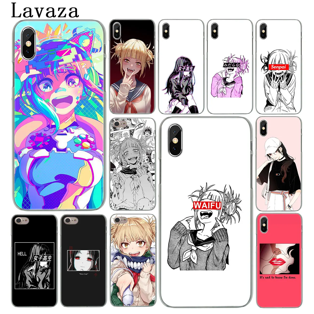 

Lavaza ahegaoo Himiko Toga Boku No Hero Academia Hard Phone Case for iPhone XR X XS 11 Pro Max 10 7 8 6 6S 5 5S SE 4S 4 Cover