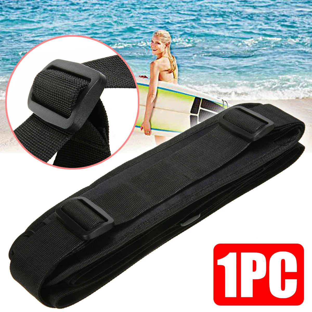 

Mayitr Adjustable Surfboard Shoulder Strap Carry Shoulder Strap Sling Stand Up Board Surf Surfboard Wakeboard Surfing Strap