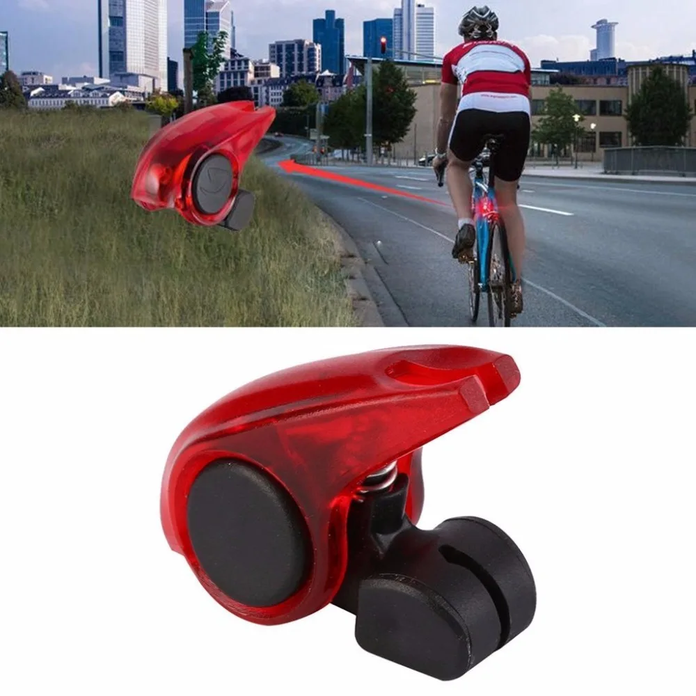 Bike Portable Mini Brake Bike Light Mount Tail Rear Bicycle Light