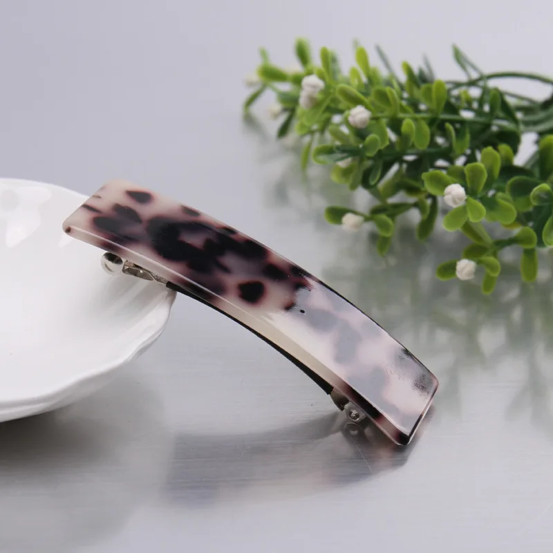 Vintage Leopard Hairgrips For Rectangle Women Hair Clips Hair Accessories French Hair Barrettes Hair pins Decoration Headwear  (5)