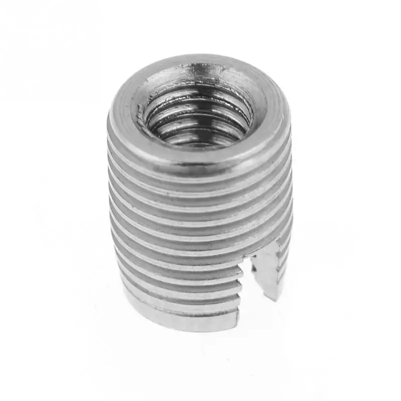 

20Pcs Threaded Inserts /Set Stainless Steel SUS303 Helical Insert Self Tapping Slotted Screw Thread Repair Insert M3 x 6mm