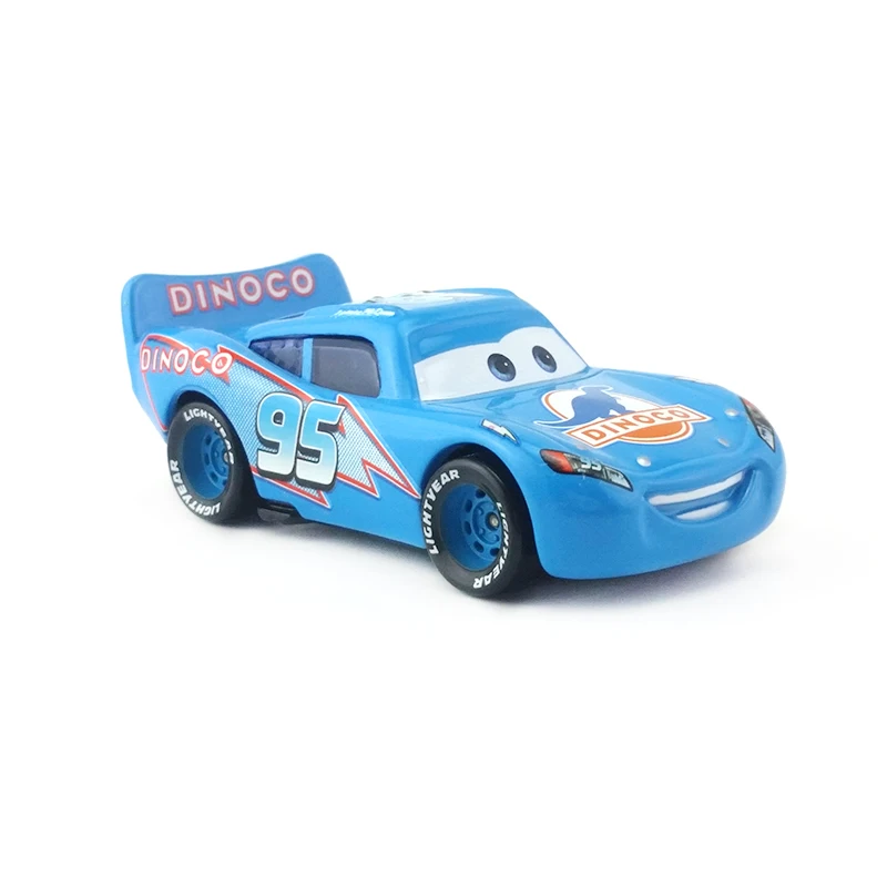 Disney / Pixar Cars Series 1 Blue Dinoco Lightning McQueen Diecast Car