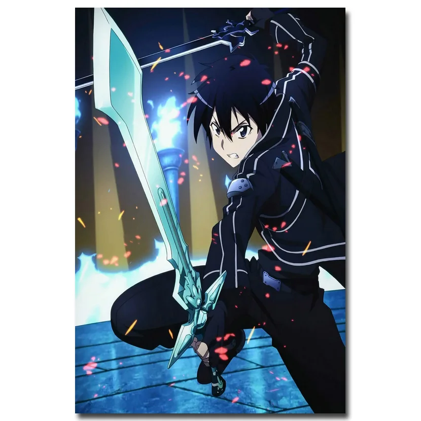 Sword Art Online Anime Silk Poster 24x36inch SAO 01