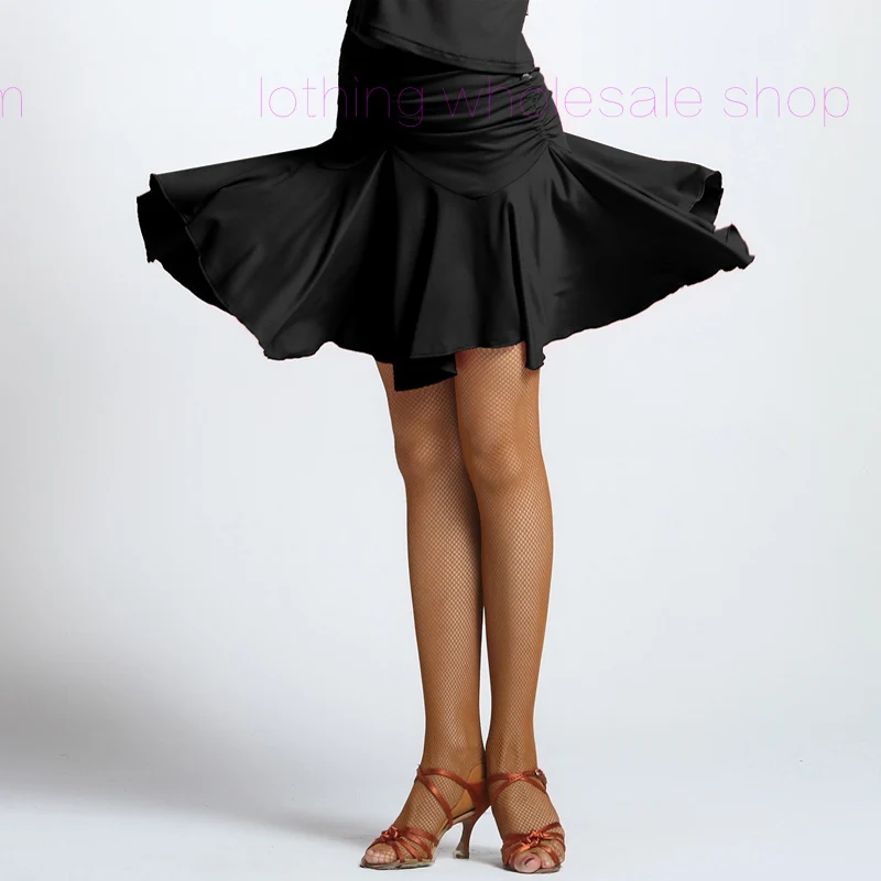 NEW! milk silk latin dance skirt sexy latin dance short skirt for women