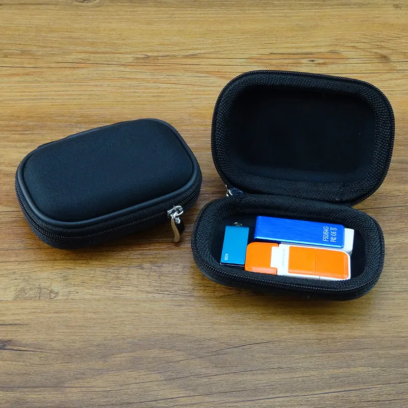New Hard Case Storage Bag SD Card Holder Earphone Earbud USB Flash