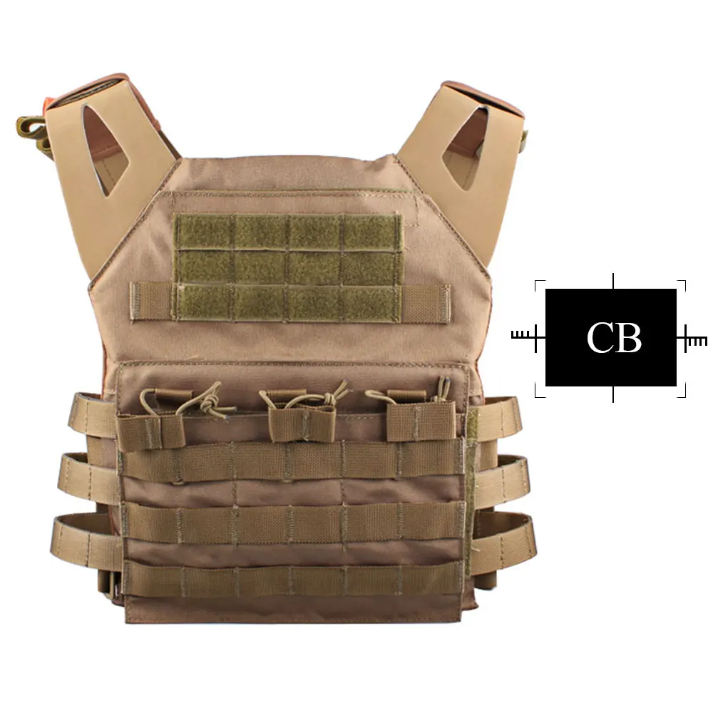 Emersongear Тактический Жилет Molle СКП жилет airosft Пейнтбол Молл жилет с груди защитная пластина Перевозчик Мультикам EM7344