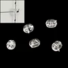 [100pcs] Transparent Clear Oval Pearl Cross Hole Beads Plastic Cross Way Bead Carp Fishing Accessory Saltwater Rig 3 Way Bead ► Photo 1/3