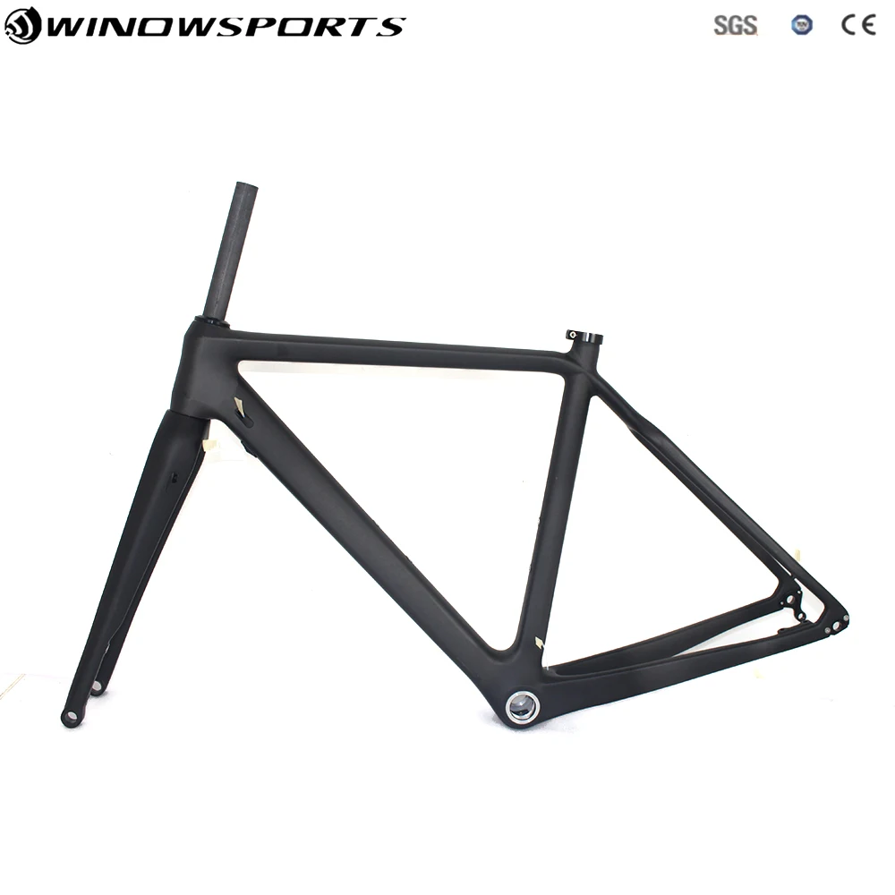 

Carbon Cyclocross Bike Frame CXBicycle Frame Cyclocross Disc Frame With Thru Axle142*12 Cyclocross bike frameset