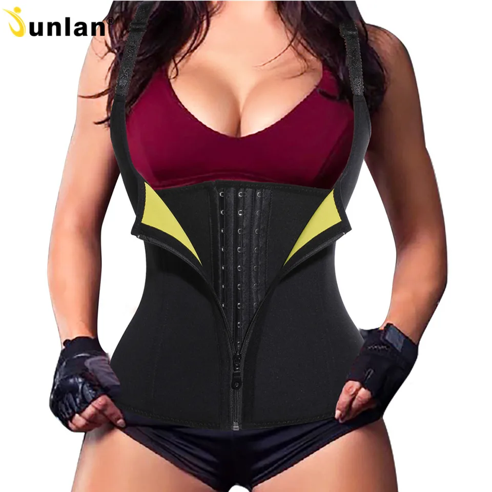 Junlan Slimming Body Corset Neoprene Women Bodysuit Modeling Waist Trainer Thin Belt Strap Tummy