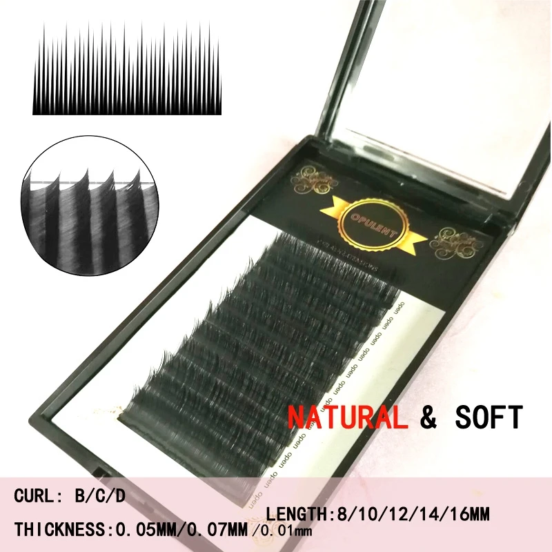 

Individual Eyelash Extension False Eyelashes Individual Eyelashes Makeup Tool Korea silk B C D Curl 8-16mm
