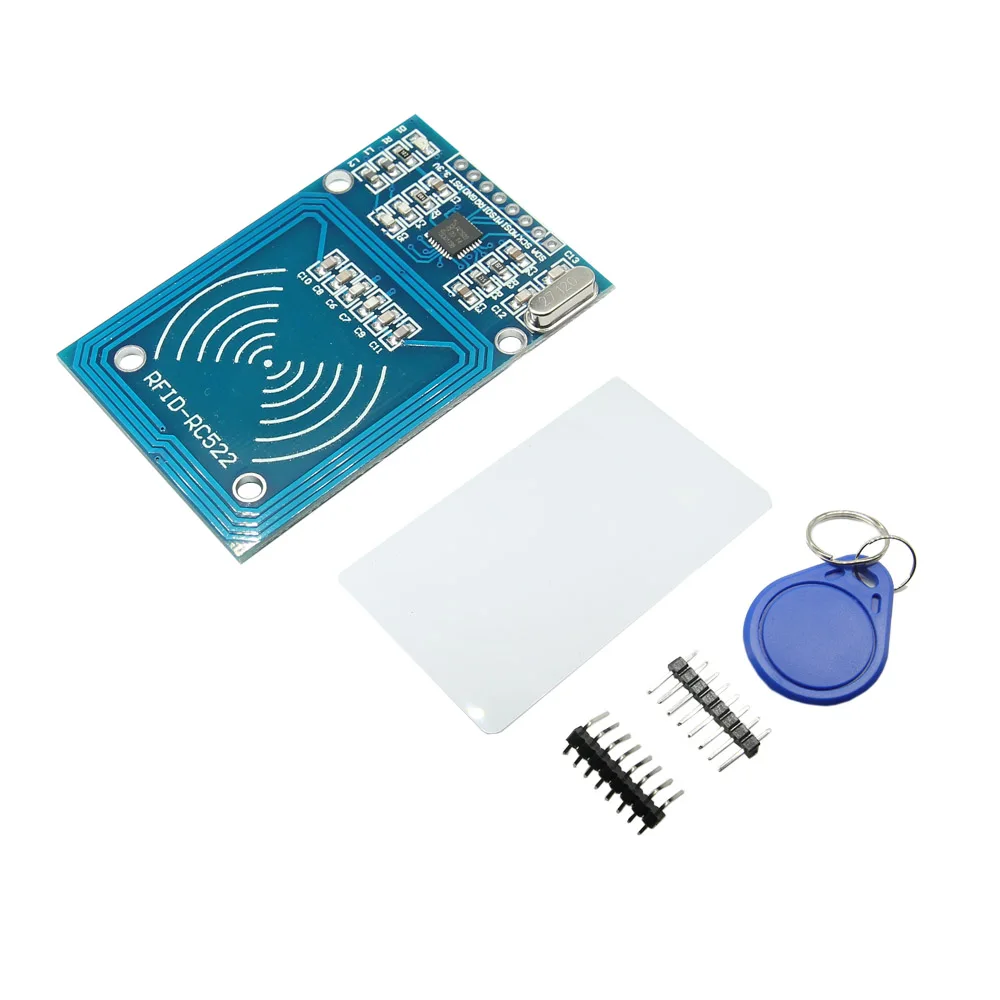 1 комплект MFRC-522 RC-522 RC522 RFID беспроводной IC модуль S50 Fudan SPI писатель считыватель карты брелок сенсор наборы 13,56 МГц для Arduino